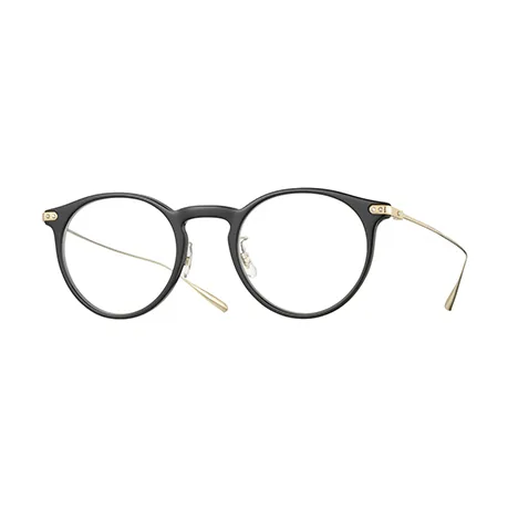 lunettes de vue pantos Eyevan modèle Bliss en acétate et titane de couleur noir (PBK)