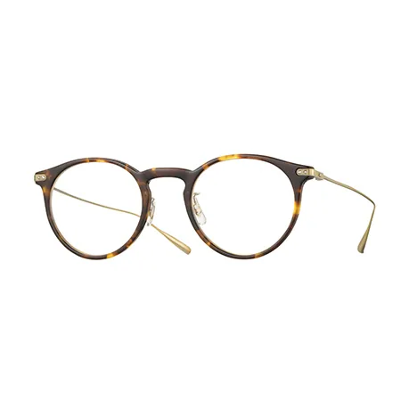 lunettes de vue pantos Eyevan modèle BLISS en acétate et titane de couleur tortoise