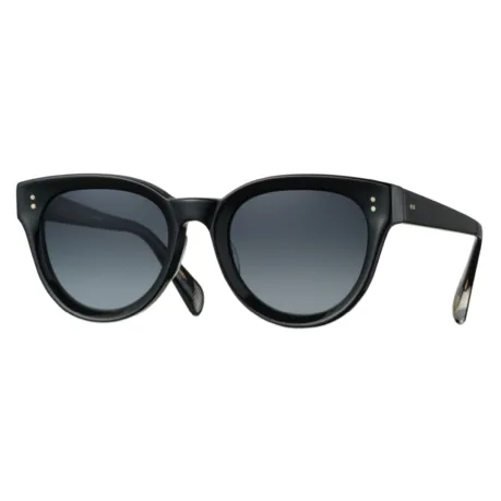 Lunettes de soleil pantos Eyevan modèle 340 en acétate noir