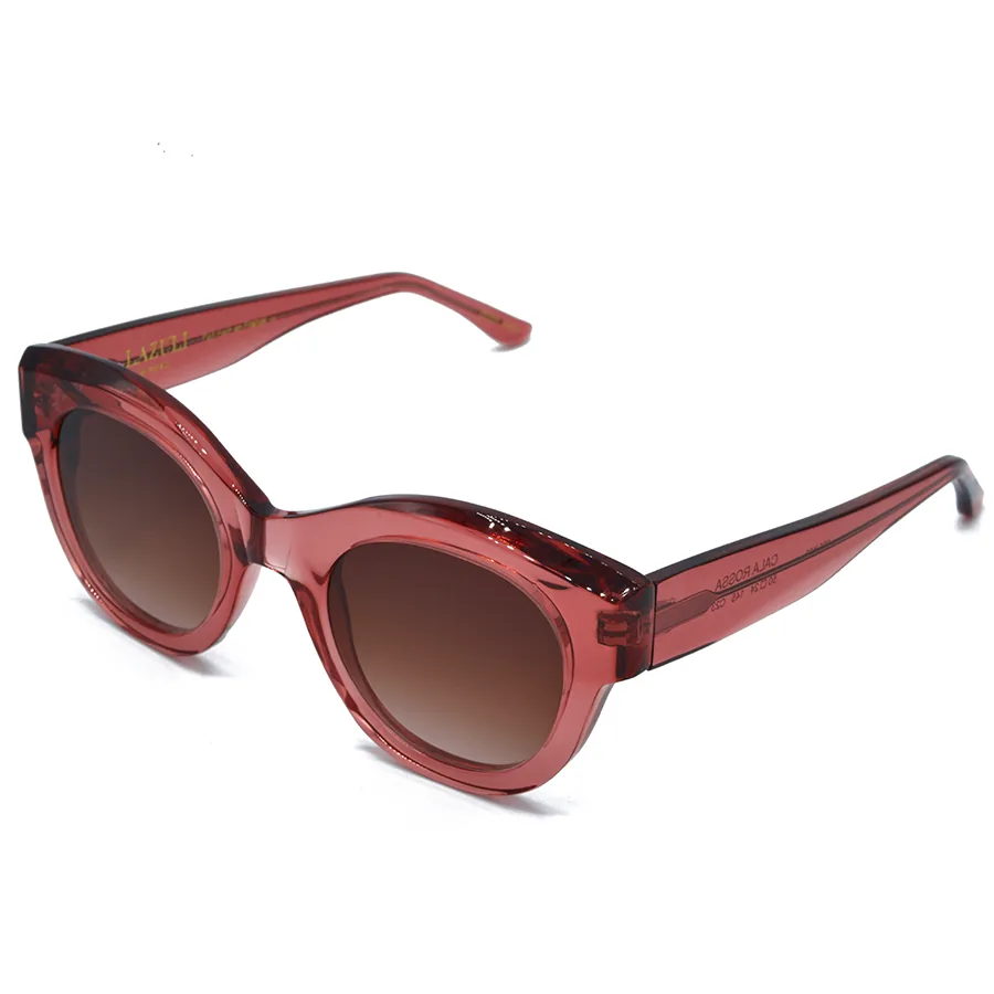 Lunettes de soleil Lazuli modèle Cala rossa en acétate de couleur rose
