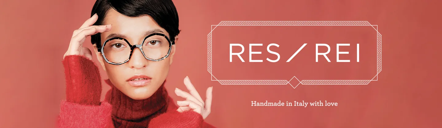 Collection Res/Rei, lunettes colorées et pétillantes fabriquées main en Italie
