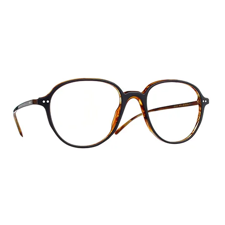 lunettes de vue Talla modèle BRAGA en acétate couleur noir et orange