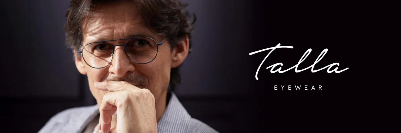 Collection Talla Eyewear, lunettes masculines au design géométrique et audacieux