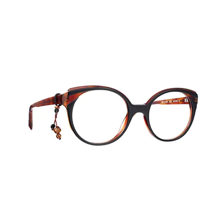 lunettes de vue Tête à lunettes modèle Tal61 en acétate marron & noir