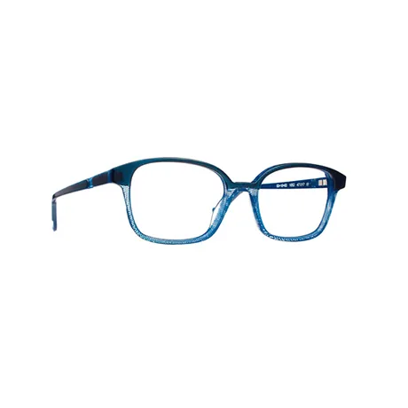 lunettes de vue Têtes à lunettes modèle TAL63 en acétate de couleur bleu foncé et bleu clair