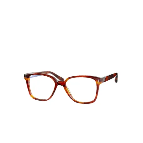 lunettes de vue Vincent Kaes modèle KE001 en acétate couleur écaille havane/rouge