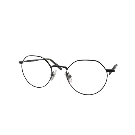 lunettes de vue rondes Vincent Kaes modèle Saint-Lo en métal noir